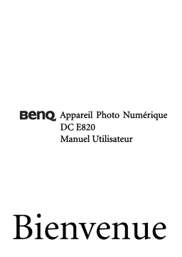 Benq Série DC DC E820 Manuel utilisateur