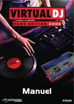 Virtual DJ 2006 Home Edition Manuel utilisateur