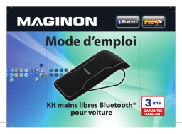 Maginon BHF-6 Kit mains-libres Manuel utilisateur