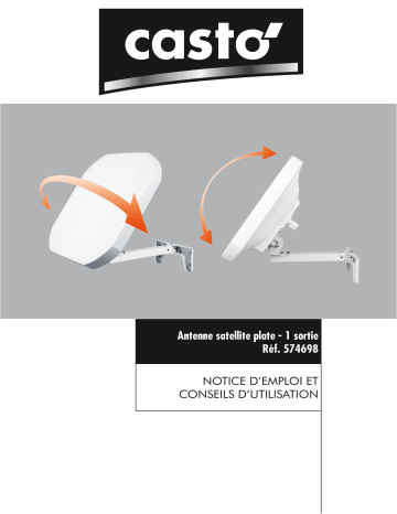 Diall Antenne satellite plate Optex Mode d'emploi | Fixfr