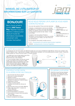 JAM HX-P930 Trance Plus Manuel utilisateur
