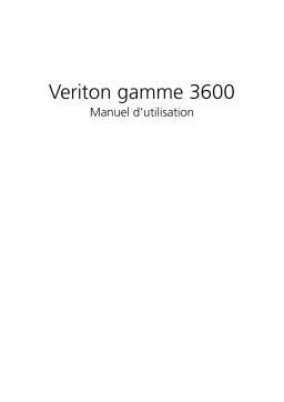 Acer VERITON3600G Manuel utilisateur