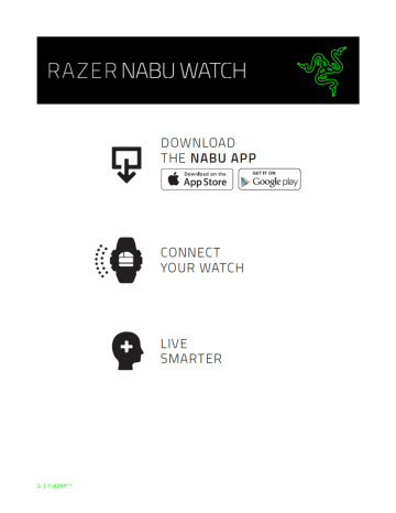 Mode d'emploi | Razer Nabu Watch Wearable Manuel utilisateur | Fixfr
