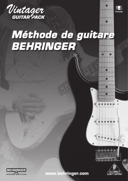 Behringer AC108 GUITARPACK Manuel utilisateur