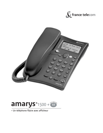 Manuel du propriétaire | FRANCE TELECOM AMARYS 1500 PLUS Manuel utilisateur | Fixfr