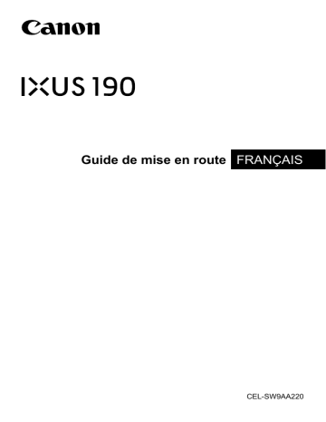 Mode d'emploi | Canon IXUS 190 Manuel utilisateur | Fixfr