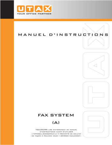 Mode d'emploi | Utax CD 1020 Copy System Manuel utilisateur | Fixfr