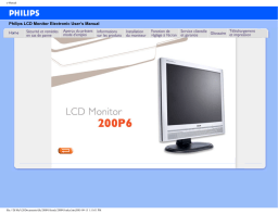 Philips 200P6IG Manuel utilisateur