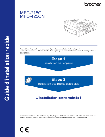 Manuel du propriétaire | Brother MFC-215C Manuel utilisateur | Fixfr