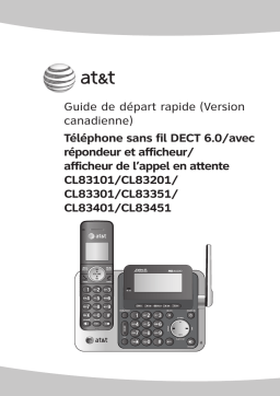 AT&T CL83401 Guide de démarrage rapide