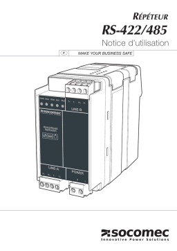 Socomec Communication interfaces Operating instrustions