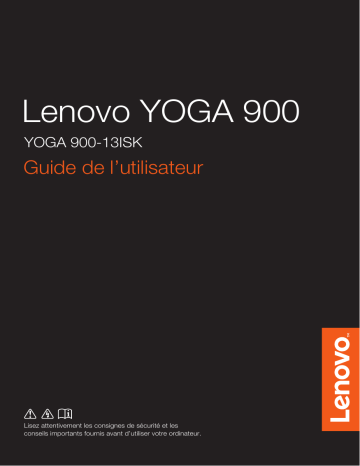 Manuel du propriétaire | Lenovo YOGA 900 Manuel utilisateur | Fixfr