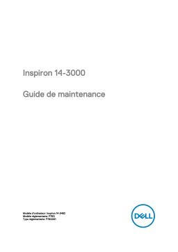 Dell Inspiron 14 3462 laptop Manuel utilisateur