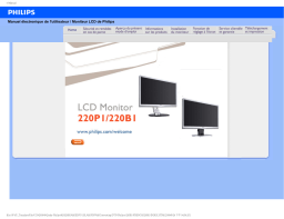 Philips 220B1CS Manuel utilisateur