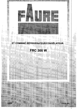 Faure FRC300W Manuel utilisateur