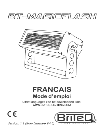 Briteq BT-MAGICFLASH Manuel du propriétaire | Fixfr