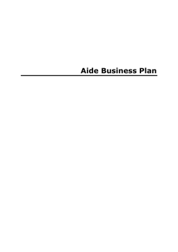 EBP Business Plan Manuel utilisateur