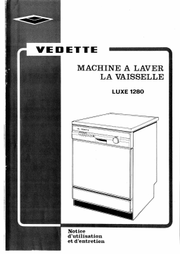 Vedette LUXE1280 Manuel utilisateur