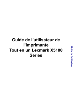 Lexmark X5150 Manuel utilisateur