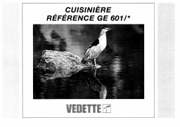 Vedette GE601 Manuel utilisateur