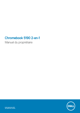 Dell Chromebook 5190 2-in-1 Manuel du propriétaire