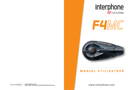 Interphone-Cellularline F4MC Manuel utilisateur