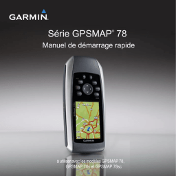 Garmin GPS Map 78 Manuel utilisateur