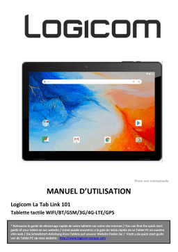 Logicom La Tab Link 101 Manuel utilisateur