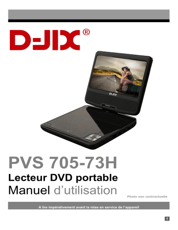 Manuel du propriétaire | D-JIX PVS705-73H Manuel utilisateur | Fixfr