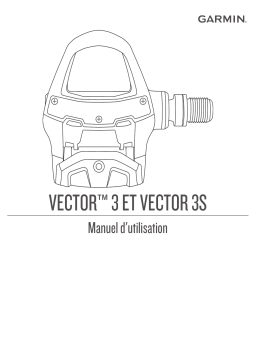 Garmin Vector 3S Mode d'emploi