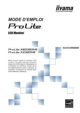 iiyama ProLite B1980SD-B1 Manuel utilisateur