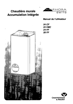 Chaffoteaux & Maury AMPHORA DELTA 28 FF Manuel utilisateur