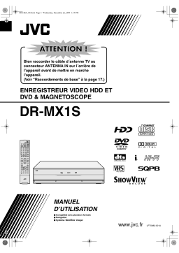 JVC DR-MX1S Manuel utilisateur