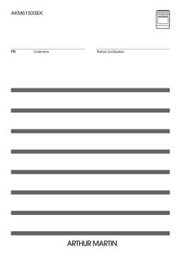 ARTHUR MARTIN AKM61500EK Manuel utilisateur