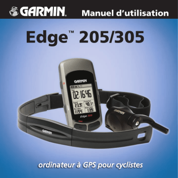 Manuel du propriétaire | Garmin Edge 205 Manuel utilisateur | Fixfr