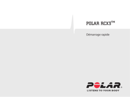 Polar RCX3 Manuel utilisateur