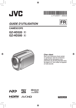 JVC GZ HD320, HD320E Manuel utilisateur