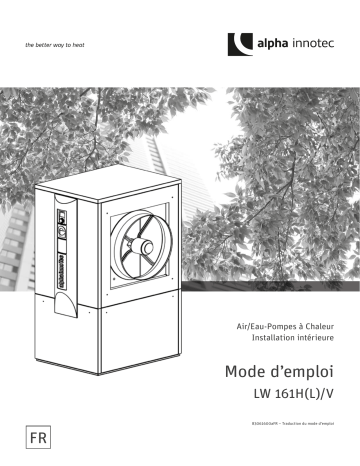 Manuel du propriétaire | Alpha innotec LW 161HV Manuel utilisateur | Fixfr