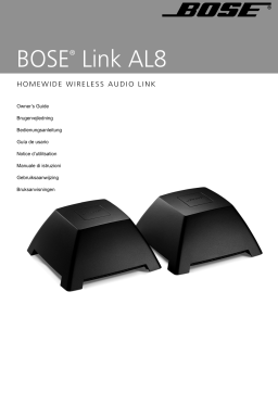 Bose EXTENSION AUDIO SANS FIL MULTIPIECE LINK AL8 Manuel utilisateur