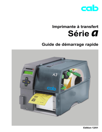 CAB A Series Manuel utilisateur | Fixfr