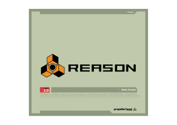 Propellerhead Reason 2.0 Mode d'emploi | Fixfr