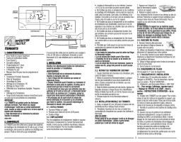 Lux Products TX9000TS Manuel du propriétaire