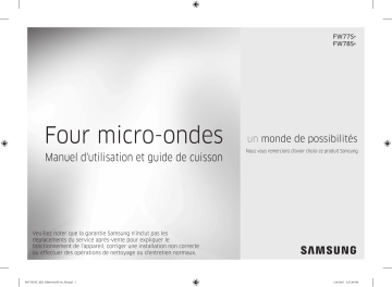 Manuel du propriétaire | Samsung MG23F301TAW Manuel utilisateur | Fixfr