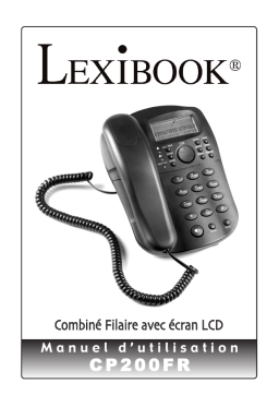 Lexibook CP200 Manuel utilisateur