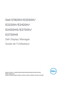 Dell E2420H electronics accessory Manuel utilisateur