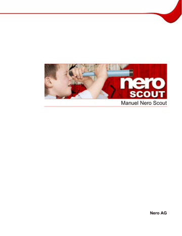 Mode d'emploi | Nero Scout Manuel utilisateur | Fixfr