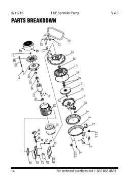 Power Fist 8711715 1 HP Sprinkler Pump Manuel utilisateur