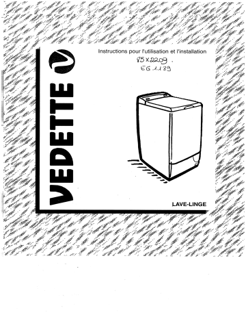 EG1089BD | EG1088P | EG1193 | EG1085E | EG1089 | EG1189 | Manuel du propriétaire | Vedette EG1094 Manuel utilisateur | Fixfr