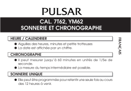 Pulsar 7T62 Manuel utilisateur