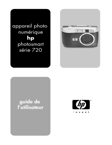 Manuel du propriétaire | HP PhotoSmart 720 Manuel utilisateur | Fixfr